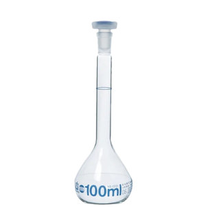 容量瓶, BLAUBRAND®, A级, DE-M, 硼 3.3, 带 PP 塞子, USP 批次证书