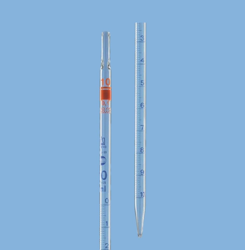 刻度移液管, BLAUBRAND®, AS级, 型号 1, 部分排出, 排出式, AR-GLAS®, DE-M