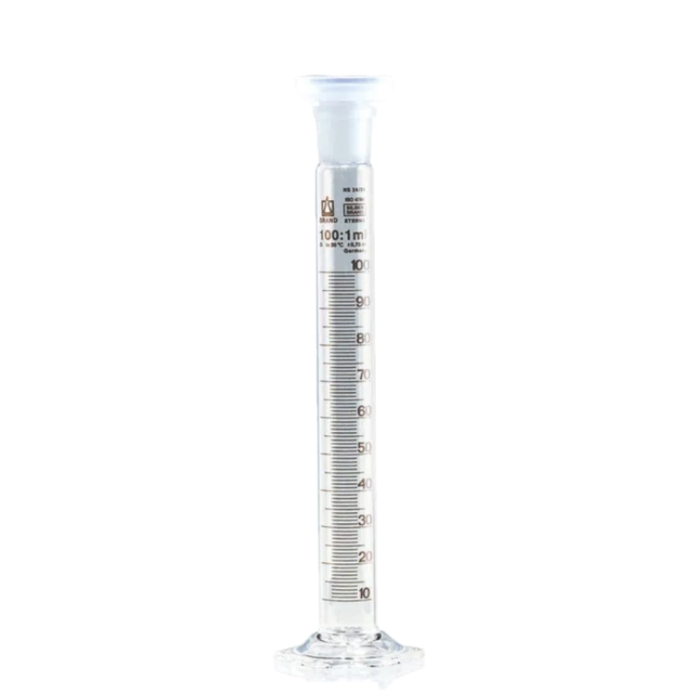混合量筒, 高型, SILBERBRAND ETERNA, B级, 硼 3.3, 带 PP 塞子