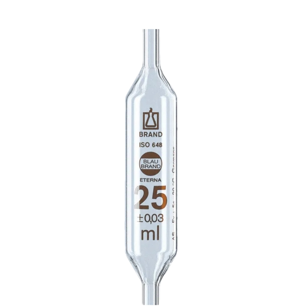 胖肚移液管, BLAUBRAND® ETERNA, AS级, 单刻度, AR-GLAS®, DE-M